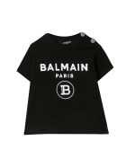 Balmain T-shirt With Print Balmain T-shirt With Print - Nero/bianco