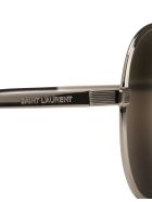 Silver And Black Classic 11 Zero Sunglasses Saint Laurent Silver And Black Classic 11 Zero Sunglasses - Blk grey