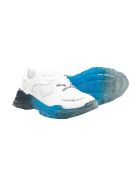 Emporio Armani Gradient Effect White Sneakers Emporio Armani Gradient Effect White Sneakers - Bianco