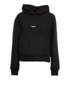 Woolrich Black Hoodie With Front Logo Woolrich Black Hoodie With Front Logo - BLACK