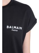 Balmain T-shirt In Black Cotton Balmain T-shirt In Black Cotton - Nera