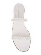 White Marley 05 Flat Sandal Gianvito Rossi White Marley 05 Flat Sandal