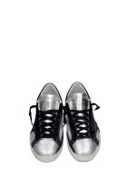 Golden Goose Superstar Sneakers In Silver Suede And Leather Golden Goose Superstar Sneakers In Silver Suede And Leather - ARGENTO