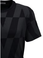 Valentino Macro Optical Black Jersey T-shirt Valentino Macro Optical Black Jersey T-shirt - Black