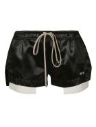 Rick Owens Drawstring Waist Boxer Shorts Rick Owens Drawstring Waist Boxer Shorts - Black