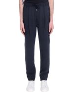 Giorgio Armani Pants In Blue Silk Giorgio Armani Pants In Blue Silk - blue