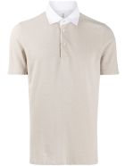 Brunello Cucinelli Beige Cotton Polo Shirt Brunello Cucinelli Beige Cotton Polo Shirt - NEUTRALS