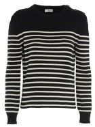 Saint Laurent Striped Sweater Saint Laurent Striped Sweater - Nero bianco