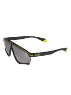 MSGM Polaroid Logo Sunglasses MSGM Polaroid Logo Sunglasses - Black/Yellow