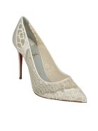 Follies Lace 100 Rete/lace Wavy/cr Sat Christian Louboutin Follies Lace 100 Rete/lace Wavy/cr Sat - W212