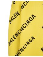 Unisex Yellow Allover Logo Crewneck Pullover Balenciaga Unisex Yellow Allover Logo Crewneck Pullover - Yellow/black