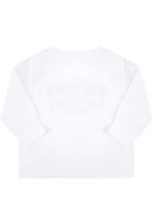 Levi's White T-shirt For Baby Kids With Logo Levi's White T-shirt For Baby Kids With Logo - White