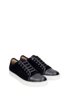 Lanvin Dbb1 Sneakers In Black Suede Lanvin Dbb1 Sneakers In Black Suede - black