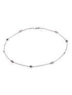 Lo Spazio Blue , Pink Sapphire and Diamond Necklace Lo Spazio Jewelry Lo Spazio Blue , Pink Sapphire and Diamond Necklace - Blue_Pink
