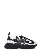 Dolce & Gabbana Daymaster Black And White Nylon Blend Sneaker Dolce & Gabbana Daymaster Black And White Nylon Blend Sneaker - Black
