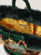 Sikuly Handbag Sinfunia Sikuly Coffa Bag With Fur And Mirrors Sikuly Handbag Sinfunia Sikuly Coffa Bag With Fur And Mirrors - Multicolor