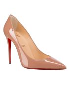 Christian Louboutin Nude Patent Kate 100 Pumps Christian Louboutin Nude Patent Kate 100 Pumps - NUDE