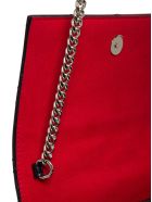 Alexander McQueen Graffiti Quilted Leather Crossbody Bag With Logo Alexander McQueen Graffiti Quilted Leather Crossbody Bag With Logo - White/black