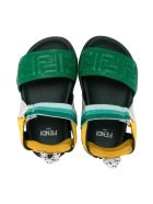 Fendi Green Sandals Fendi Green Sandals - Verde