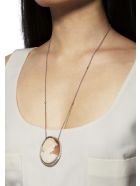 Lo Spazio Cameo Lucente Necklace Lo Spazio Jewelry Lo Spazio Cameo Lucente Necklace - Beige