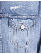Unisex Light Blue Large Fit Barcode Jacket Balenciaga Unisex Light Blue Large Fit Barcode Jacket - Clear light blue
