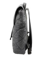 Brunello Cucinelli Backpack With Diamond Pattern In Wool And Leather Embellished With Rows Of Jewels. Measures 30 X 35 X 10 Brunello Cucinelli Backpack With Diamond Pattern In Wool And Leather Embellished With Rows Of Jewels. Measures 30 X 35 X 10 - Grey