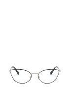 Miu Miu Miu Miu Mu 51sv Pale Gold / Black Glasses Miu Miu Miu Miu Mu 51sv Pale Gold / Black Glasses - PALE GOLD / BLACK