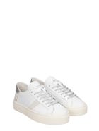 D.A.T.E. Vertigo Sneakers In White Leather D.A.T.E. Vertigo Sneakers In White Leather - white