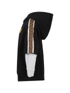 Fendi Black Sweatshirt For Kids With Logo Fendi Black Sweatshirt For Kids With Logo - Black
