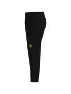 Stone Island Junior Black Sweatpant For Boy With Iconic Compass Stone Island Junior Black Sweatpant For Boy With Iconic Compass - Black