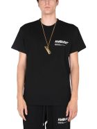 T-shirt With Logo Print AMBUSH T-shirt With Logo Print - BLACK TOFU