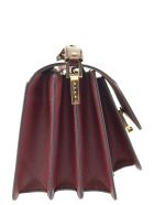 Marni Trunk Bag In Mono-coloured Saffiano Calfskin Marni Trunk Bag In Mono-coloured Saffiano Calfskin - Ruby