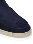Tod's Nuova Pantofola Rafia Flat Shoes Tod's Nuova Pantofola Rafia Flat Shoes - BLUE