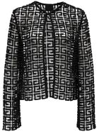 Givenchy Perforated 4g Jacket Givenchy Perforated 4g Jacket - Black