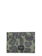 Dolce & Gabbana Card Holder With Dauphine Print With Logo Dolce & Gabbana Card Holder With Dauphine Print With Logo - MILITARE