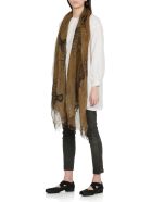 Cotton Scarf Uma Wang Cotton Scarf - Coffee/black