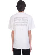 Throwback T-shirt In White Cotton Throwback T-shirt In White Cotton - white