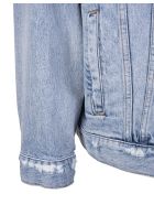 Unisex Light Blue Large Fit Barcode Jacket Balenciaga Unisex Light Blue Large Fit Barcode Jacket - Clear light blue