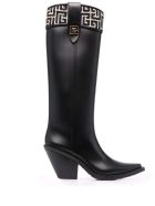 Balmain Black Rubber Tess Boots Balmain Black Rubber Tess Boots - Black