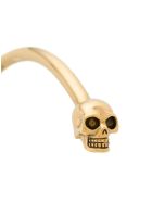 Alexander McQueen Skull Bracelet In Gold-colored Brass Alexander McQueen Skull Bracelet In Gold-colored Brass - Metallic