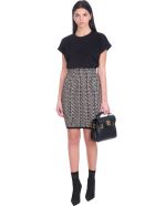 Balmain T-shirt In Black Cotton Balmain T-shirt In Black Cotton