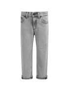Dondup Grey ''brighton'' Jeans For Boy With Iconic D Dondup Grey ''brighton'' Jeans For Boy With Iconic D - Grey