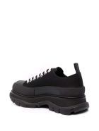 Alexander McQueen Black Traead Slick Cotton Sneakers Alexander McQueen Black Traead Slick Cotton Sneakers - Black