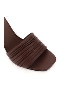 Neous Sham Pleated Mules Neous Sham Pleated Mules - CHOCOLATE (Brown)