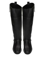 Golden Goose Charlie Texan Boots In Black Leather Golden Goose Charlie Texan Boots In Black Leather - black