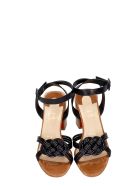 Christian Louboutin Ella 85 Sandals In Black Leather Christian Louboutin Ella 85 Sandals In Black Leather - black