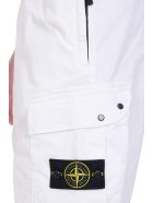 Stone Island Shorts In White Cotton Stone Island Shorts In White Cotton - white