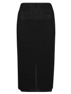 Victoria Beckham Fitted Midi Skirt Victoria Beckham Fitted Midi Skirt - Black