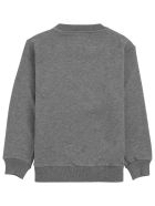 Il Gufo Grey Cotton Sweatshirt With Bear Print Il Gufo Grey Cotton Sweatshirt With Bear Print - Grey