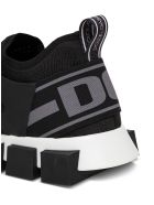 Dolce & Gabbana Sorrento Trekking Sneakers In Mix Of Materials Dolce & Gabbana Sorrento Trekking Sneakers In Mix Of Materials - Black